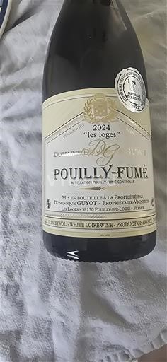 Údolí Loiry Pouilly-fumé Domaine Guyot les loges 2024