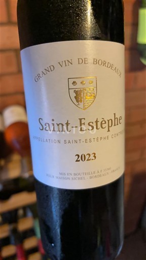 Burdeos Saint-Estèphe Maison Sichel 2023