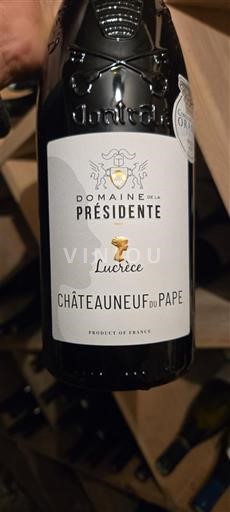 Rhônen laakso Châteauneuf-du-Pape Domaine La Présidente Lucrèce 2022