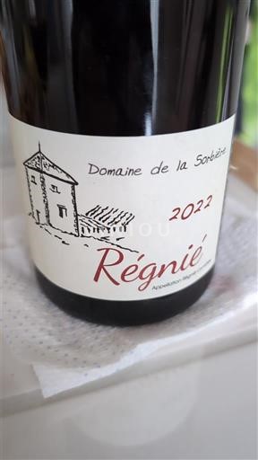 Beaujolais Régnié Domaine La Sorbière 2022