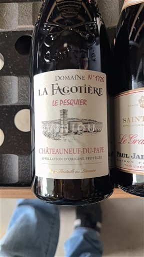 Údolí Rhôny Châteauneuf-du-Pape Domaine La Fagotière Le Pesquier 2020