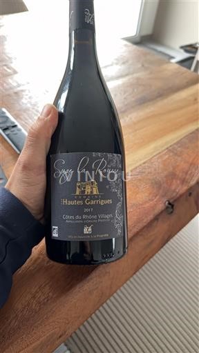Údolí Rhôny Côtes-du-Rhône-villages Suze la Rousse Hautes Garrigues 2017