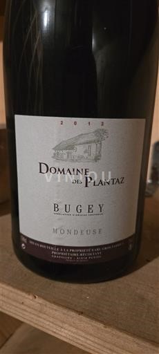 Savoyen und Bugey Bugey Domaine S Plantaz Mondeuse 2012