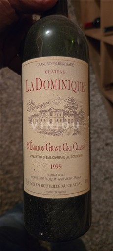Bordeaux Saint-Émilion Grand Cru Grand Cru Classé Château La Dominique 1999