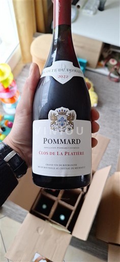 Borgonha Pommard Domaine Château de Meursault Clos de la Platière 2022