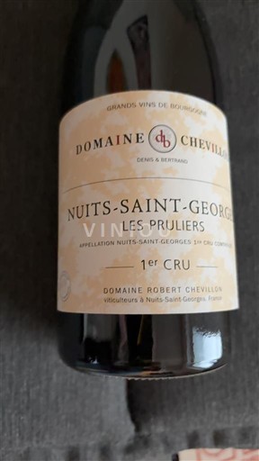 Burgundija Ni doloceno Premier Cru Domaine Robert Chevillon Les Pruliers 2015