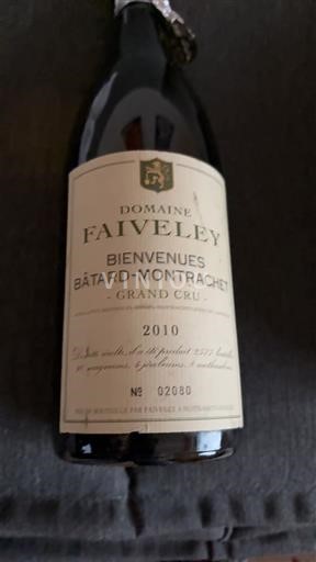 Bourgogne Bienvenues-bâtard-montrachet Grand Cru Domaine Faiveley Bienvenues Bâtard-Montrachet 2010