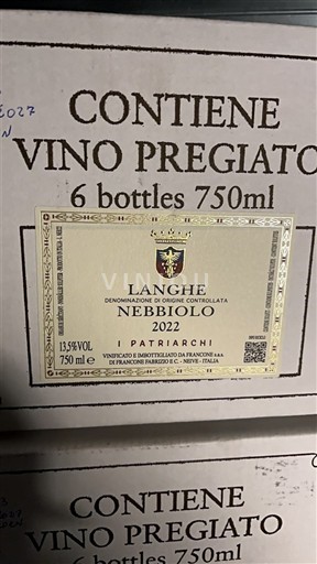 Piemont Langhe I Patriarchi 2022