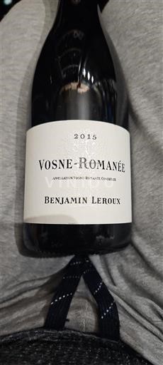 Burgundia Vosne-Romanée Benjamin Leroux 2015