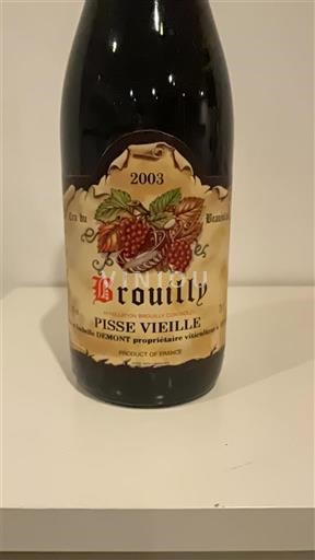 Beaujolais Brouilly Dumont Pisse Vieille 2003