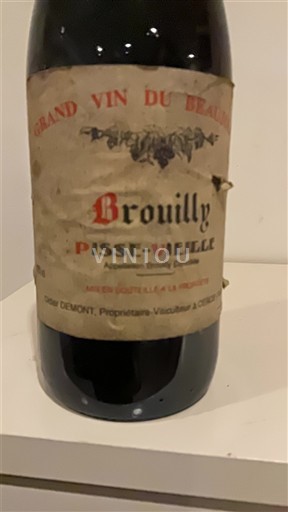 Beaujolais Brouilly Cave Demont Pisse-Vieille Senza annata