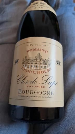 Bourgondië Bourgogne Domaine Lupé Cholet Clos de Lupé Monopole 2015