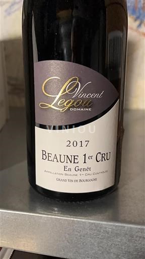 Bourgogne Ikke specificeret Premier Cru Domaine Vincent Legou En Genêt 2017
