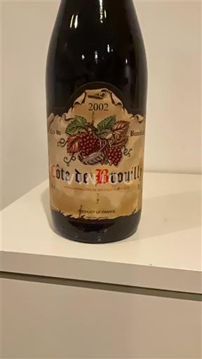 Beaujolais Côte-de-Brouilly Benoît 2002
