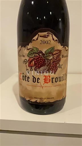 Beaujolais Côte-de-Brouilly Clos du Bonheur 2002