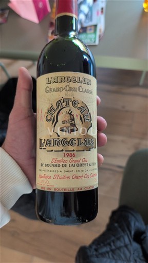 Bordeaux Saint-Émilion Grand Cru Grand Cru Château Angélus 1986