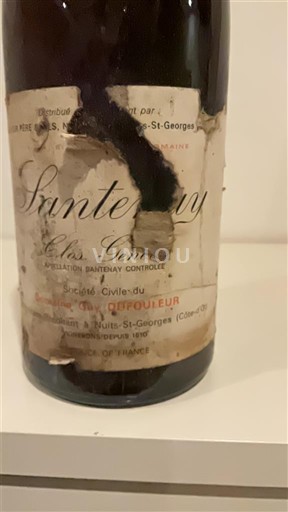Bourgogne Santenay Premier Cru Dufouleur Père & Fils Clos Genêts 1982