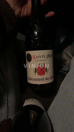 Rhône Valley Châteauneuf-du-Pape Sainte Arche Honorius Ier 2023