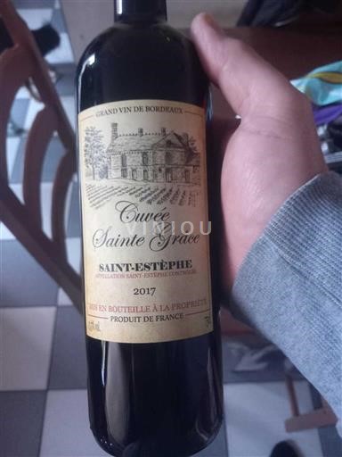 Burdeos Saint-Estèphe Cuvée Sainte Grâce Sainte Grâce 2017