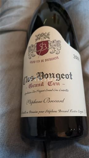 Burgundija Clos-de-vougeot Grand Cru Stéphane Brocard 2001