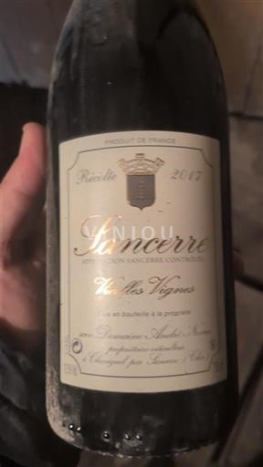 Loire Valley Sancerre Domaine André Neveu Vieilles Vignes 2017