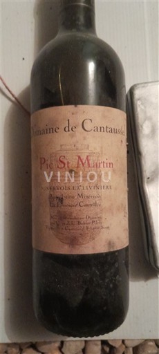 Languedoque Minervois Domaine Cantausse Pic St. Martin 2015