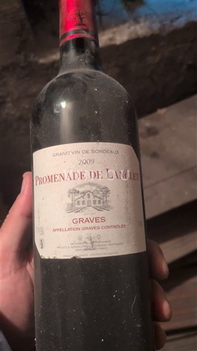 Bordeaux Graves Promenade de Langlet 2009