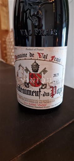 Rhônen laakso Châteauneuf-du-Pape Domaine Val Frais 2023