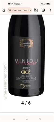 Veneto Not Specified Santa Sofia Gioé 2007