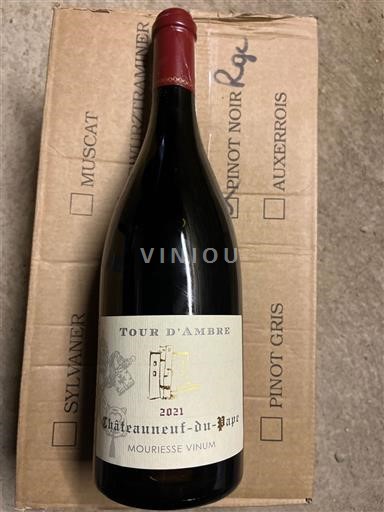 Thung lũng Rhône Châteauneuf-du-pape Mouriesse Vinum Tour d'Ambre 2021