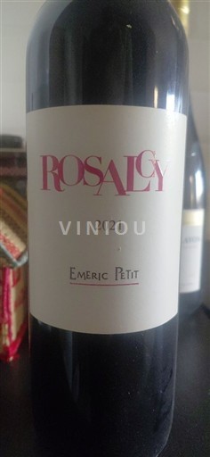 Burgundy Irancy Emeric Petit Rosaly 2021