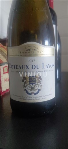 Loirevallei Coteaux du Layon Cuvée des Sommières 2017