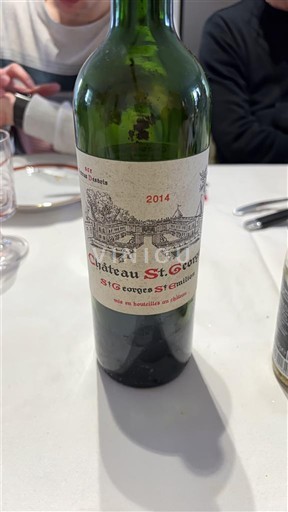 Bordeaux Saint-Georges-Saint-Émilion Château St. Georges 2014