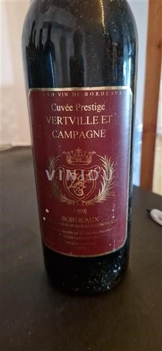 Burdeos Bordeaux Vertville et Campagne Prestige 1998