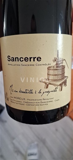 Loire Valley Sancerre Louis Moreux 2020