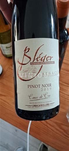 Alsacia Bleger Claude et Christophe Coeur de Cru 2019