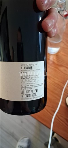 Beaujolais Fleurie Matray et Filles 2021