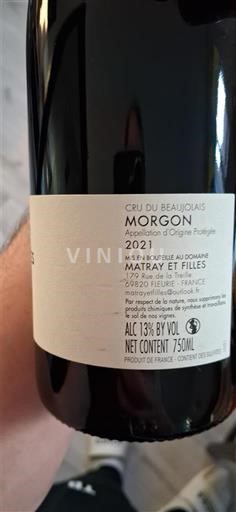 Beaujolais Morgon Matray et Filles 2021