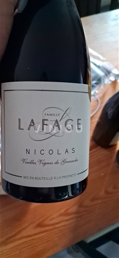 Languedoc and Roussillon Côtes Catalanes Domaine Lafage Nicolas Vieilles Vignes de Grenache 2021