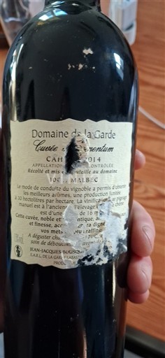 Jihozápad Cahors Domaine La Garde Laurendium 2014