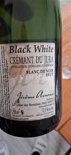Jura Crémant-do-jura Jérôme Arnoux Black White 2018