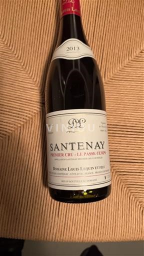 Borgogna Santenay Premier Cru Domaine Louis Lequin et Fils Le Passe-Temps 2013