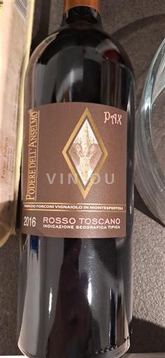 Marké Rosso Piceno Podere dell'Anselmo Pax 2016