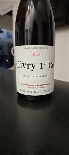 Borgonha Givry Premier Cru Pierre-François et Vincent Guérin 2022