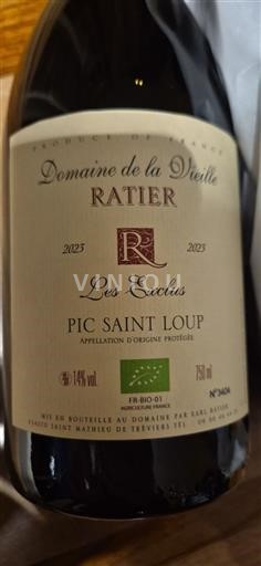 Langvedok Pic-saint-loup Domaine La Vieille Ratier Les Exclus 2023
