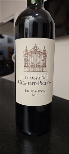Bordeaux Haut-Médoc Château Clément-Pichon La Motte de Clément-Pichon 2012