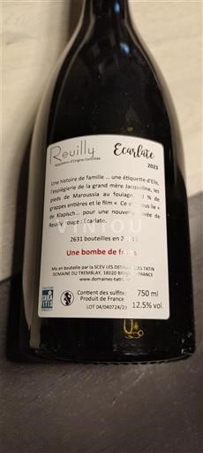 Dolina Loare Reuilly Les Demoiselles Tatin Ecarlate 2023