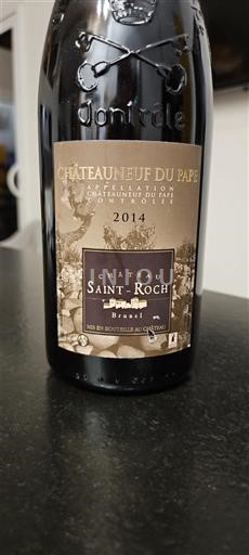 Rhônedalen Châteauneuf-du-Pape Château Saint-Roch 2014