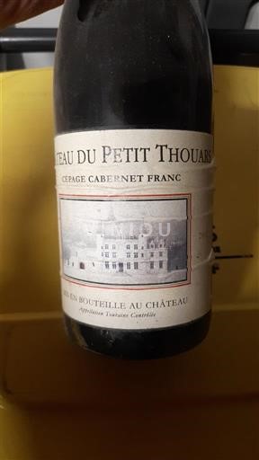 Valle del Loira Chinon Château Petit Thouars Cépage Cabernet Franc Sin añada