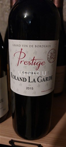 Burdeos Blaye-Côtes de Burdeos Château Roland La Garde Prestige 2015